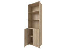 Aktenschrank >Trio< in Sonoma-Eiche - 57x190x34,5cm (BxHxT)