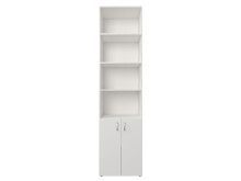 Aktenschrank >Trio< in Weiß - 57x231x34,5cm (BxHxT)