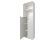 Aktenschrank >Trio< in Weiß - 57x190x34,5cm (BxHxT)