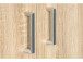 Aktenschrank >Trio< in Sonoma-Eiche - 57x190x34,5cm (BxHxT)