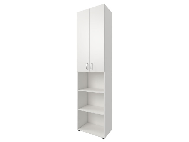 Aktenschrank >Trio< in Weiß - 57x226x34,5cm (BxHxT)