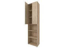 Aktenschrank >Trio< in Sonoma-Eiche - 57x226x34,5cm (BxHxT)