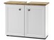 Badezimmer-Set >Tomlin< (5-teilig) in Weiß - 205x191x47cm (BxHxT)