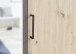 Kleiderschrank >Cilli< in Anthrazit - 119,6x196,3x53,5cm (BxHxT)
