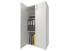 Büro-Set >Trio< in Weiß - 228x186,5x34,5cm (BxHxT)