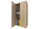 Büro-Set >Trio< in Sonoma-Eiche - 228x186,5x34,5cm (BxHxT)