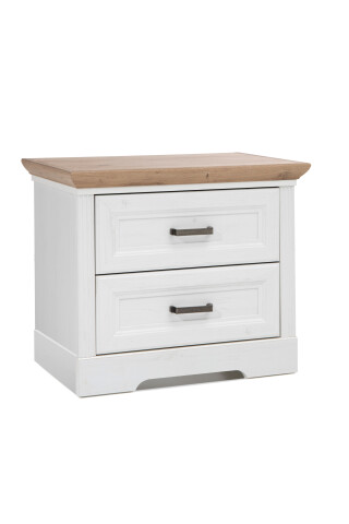 Nachtkommode >Jasmin< in Anderson Pine - 64x54x41cm (BxHxT)