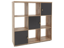Regal >Maila< in Old Style hell - 122,5x126,5x38cm...