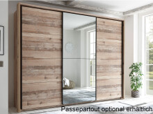 Schwebetürenschrank >Renfrew< in Old Style hell - 270x210x63cm (BxHxT)