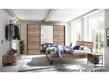 Schwebetürenschrank >Renfrew< in Old Style hell - 270x210x63cm (BxHxT)