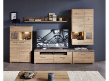 Wandboard >Springhill< in Artisan Eiche - 180x18x22cm (BxHxT)