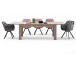Armlehnstuhl >Lorin I< in Dunkelgrau aus Metall - 57,5x81,5x61,5cm (BxHxT)