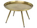 Couchtisch >Padraig< in Messing aus Stahl - 61x38x61cm (BxHxT)