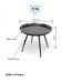 Couchtisch >Padraig< in Messing aus Stahl - 61x38x61cm (BxHxT)