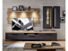 Wandboard >Lewes< in Artisan Eiche - 202x93x24cm (BxHxT)