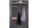 Garderobenpaneel >Birkenhead< in Matera - 80x144,5x27cm (BxHxT)