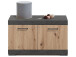 Sitzbank >Birkenhead< in Matera - 80x50x35cm (BxHxT)