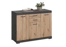 Kommode in Artisan Eiche - 120x90x50cm (BxHxT)