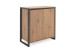 Kommode >Arvada< in Artisan Eiche aus MDF - 80x88x40cm (BxHxT)