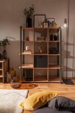 Regal >Arvada< in Artisan Eiche aus MDF -...