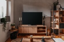 TV-Schrank >Arvada< in Artisan Eiche aus MDF -...