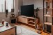 TV-Schrank >Arvada< in Artisan Eiche aus MDF - 160x55x40cm (BxHxT)