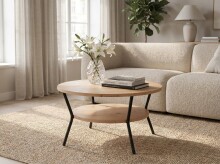 Couchtisch >Goslar< in Artisaneiche aus MDF -...