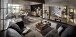 Vitrine >Manhattan< in Haveleiche Cognac - 79x196x38cm (BxHxT)