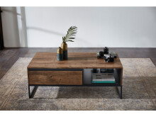 Couchtisch >Manhattan< in Haveleiche Cognac aus MDF...