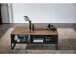 Couchtisch >Manhattan< in Haveleiche Cognac aus MDF - 115x42x65cm (BxHxT)
