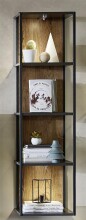 Wohnwand >Manhattan< in Haveleiche Cognac - 320x196x48cm (BxHxT)