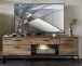 Wohnwand >Manhattan< in Haveleiche Cognac - 320x196x48cm (BxHxT)