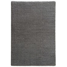 Teppich in hellbraun aus 100% Polyester - 130x67x3cm (LxBxH)