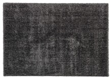 Teppich in Anthrazit aus 100% Polyester - 150x80x4cm (LxBxH)