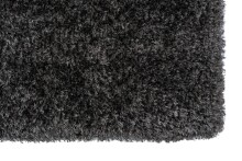 Teppich in Anthrazit aus 100% Polyester - 150x80x4cm (LxBxH)