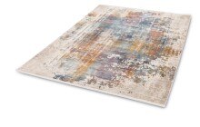 Teppich in Vintage blau aus 100% Polyester - 150x80x1cm...