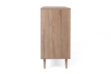 Kommode >Kuta< in Sonoma-Eiche - 101.4x87x40cm (BxHxT)