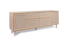 Sideboard >Kuta< in Braun - 180x71x40cm (BxHxT)
