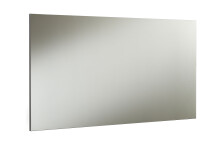 Wandspiegel >White< in grau - 120x65x2cm (BxHxT)