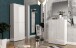 Wandgarderobe >Glossy< in Weiß Hochglanz - 40x170x27.6cm (BxHxT)