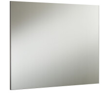 Wandspiegel >Glossy< in Weiß - 80x65x2cm (BxHxT)