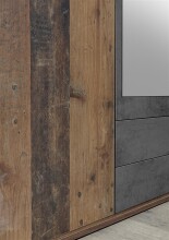 Kleiderschrank >Cilli< in Old Style - 120x197x54cm (BxHxT)