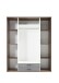 Kleiderschrank >Cilli< in Old Style - 159x197x54cm (BxHxT)