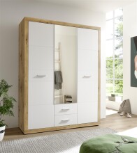 Kleiderschrank >Stern< in Artisan Eiche -...