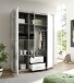 Kleiderschrank >Stern< in Beton - 151x198x55cm (BxHxT)