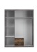 Kleiderschrank >Stern< in Betonoxid - 151x198x55cm (BxHxT)