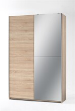Kleiderschrank >Fred< in Eiche Sonoma Nachbildung -...