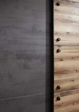 Kleiderschrank >Donielle< in Alpine Lodge - 270x210x60cm (BxHxT)