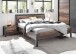 Doppelbett >Mill< in Old Style - 197x101x221cm (BxHxT)