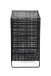 Flaschenregal >Wien< in Schwarz aus Stahlrohr - 30x46x24cm (BxHxT)